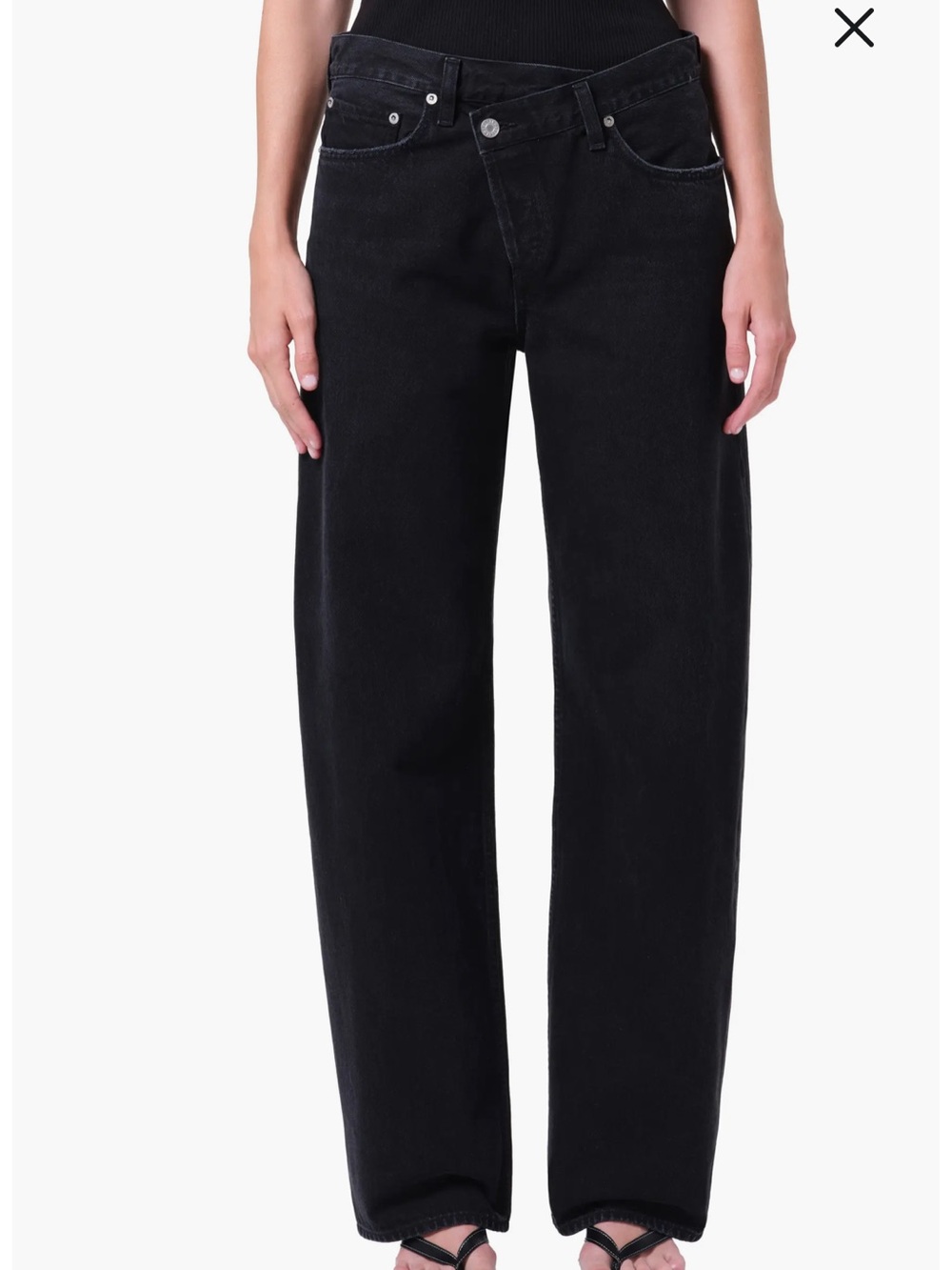 AGOLDE Arc Criss Cross Relaxed Jeans on Phase